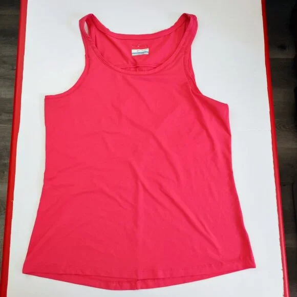 Columbia Omni-Wick athletic / active wear tank top pink women's size XL - Picture 1 of 8